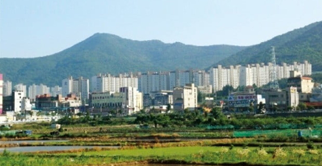 거제 장승포 주변 아파트